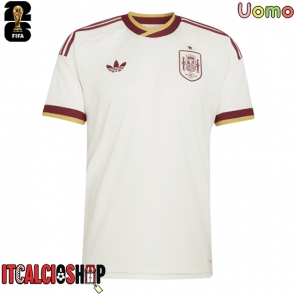 Spagna Seconda Maglia Mondiali 2026 Manica Corta